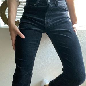 Corduroy Black Pants